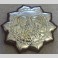 Icona girasole sacra famiglia Belcom 6300/1O 5,3x5,7 argento ed oro
