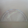 Goniometro Semicircolare 180 Gradi 30cm Linear in Plexiglass Angoli Disegno Tecnico