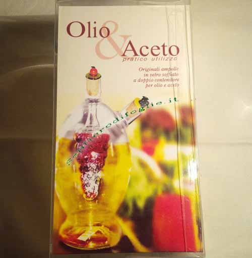 Olio Aceto Ampolla Vetro Trasparente Condimento