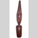 Statuetta in legno etnica arte africana 6x36cm